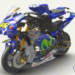 presentazione 3d De Agostini moto valentino